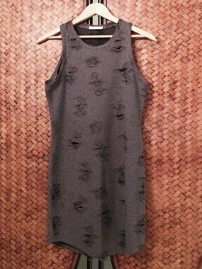 Jet Girl Made in Canada Distressed Apocalyptic Bodycon Dress